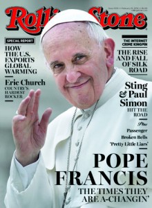 Pope Francis Rolling Stone cover