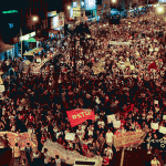Protesto na rua - Quadro
