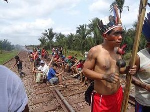 Vale - Ferrovia ocupada