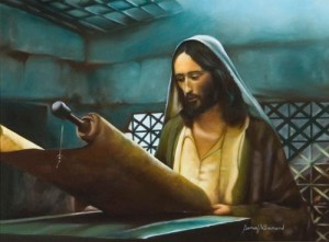 Jesus na Sinagoga.