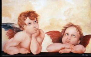 Madonna Sistina - anjos