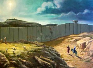 Muro em Israel - José e Maria não passam